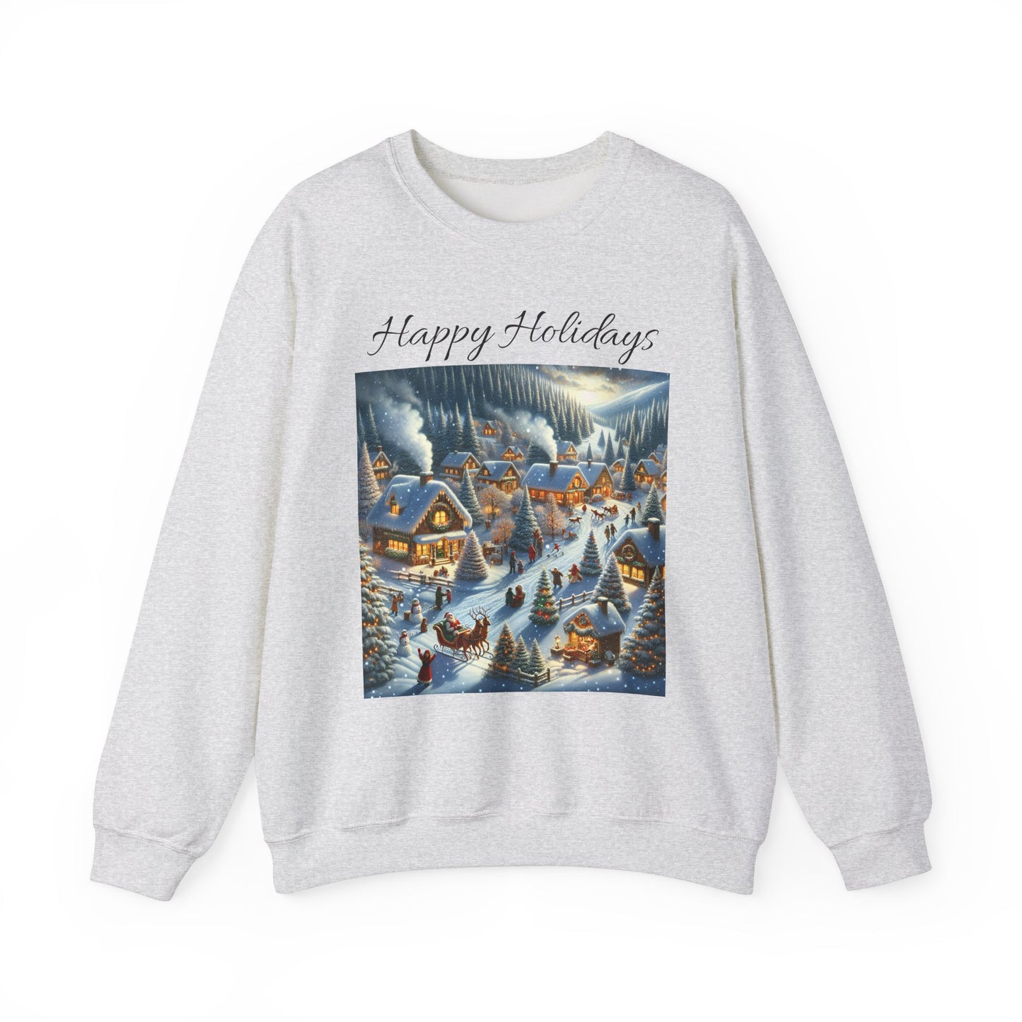 Happy Holidays winter -Unisex Heavy Blend™ Crewneck Sweatshirt
