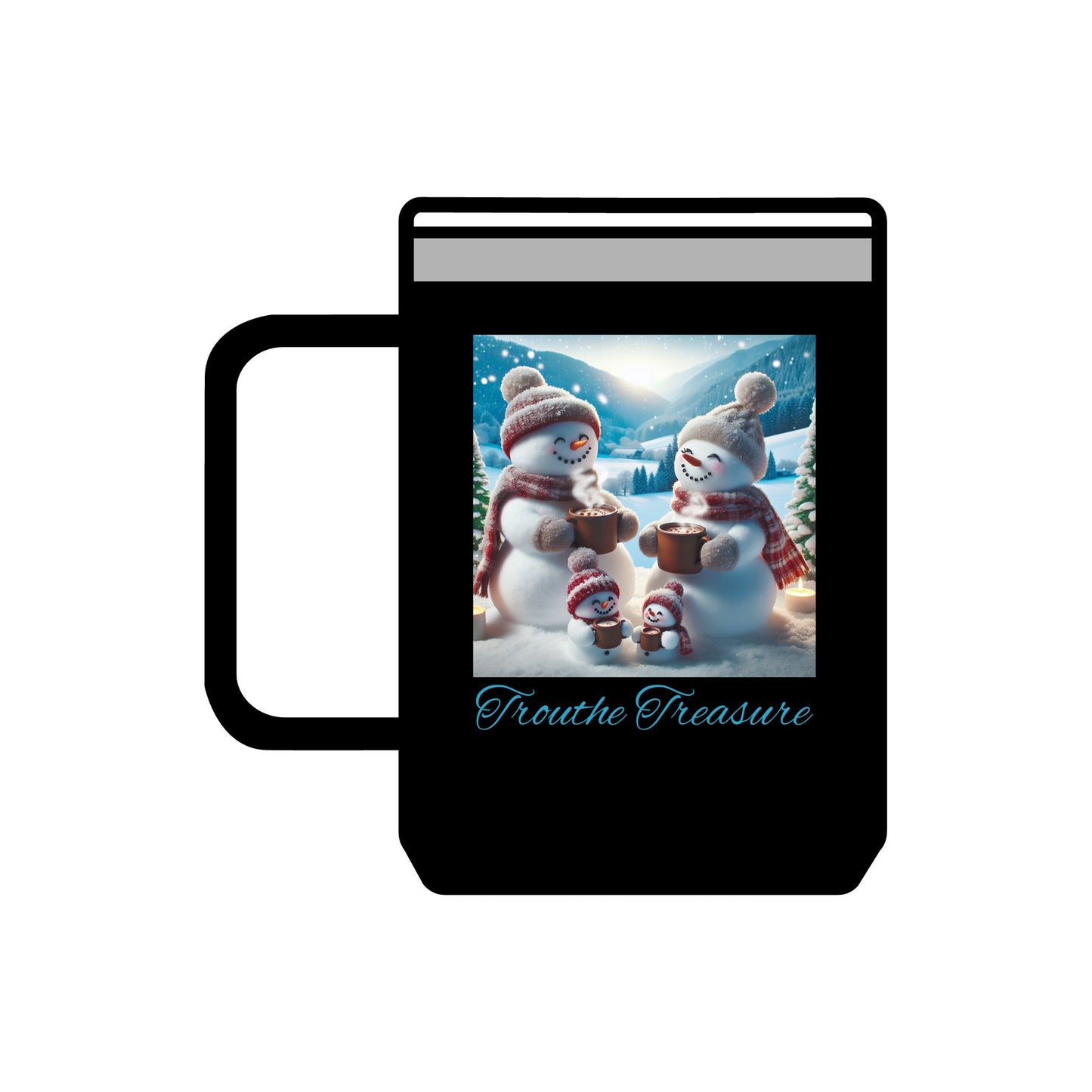 TT Snowman Family - Coffee Mug Tumbler, 15oz