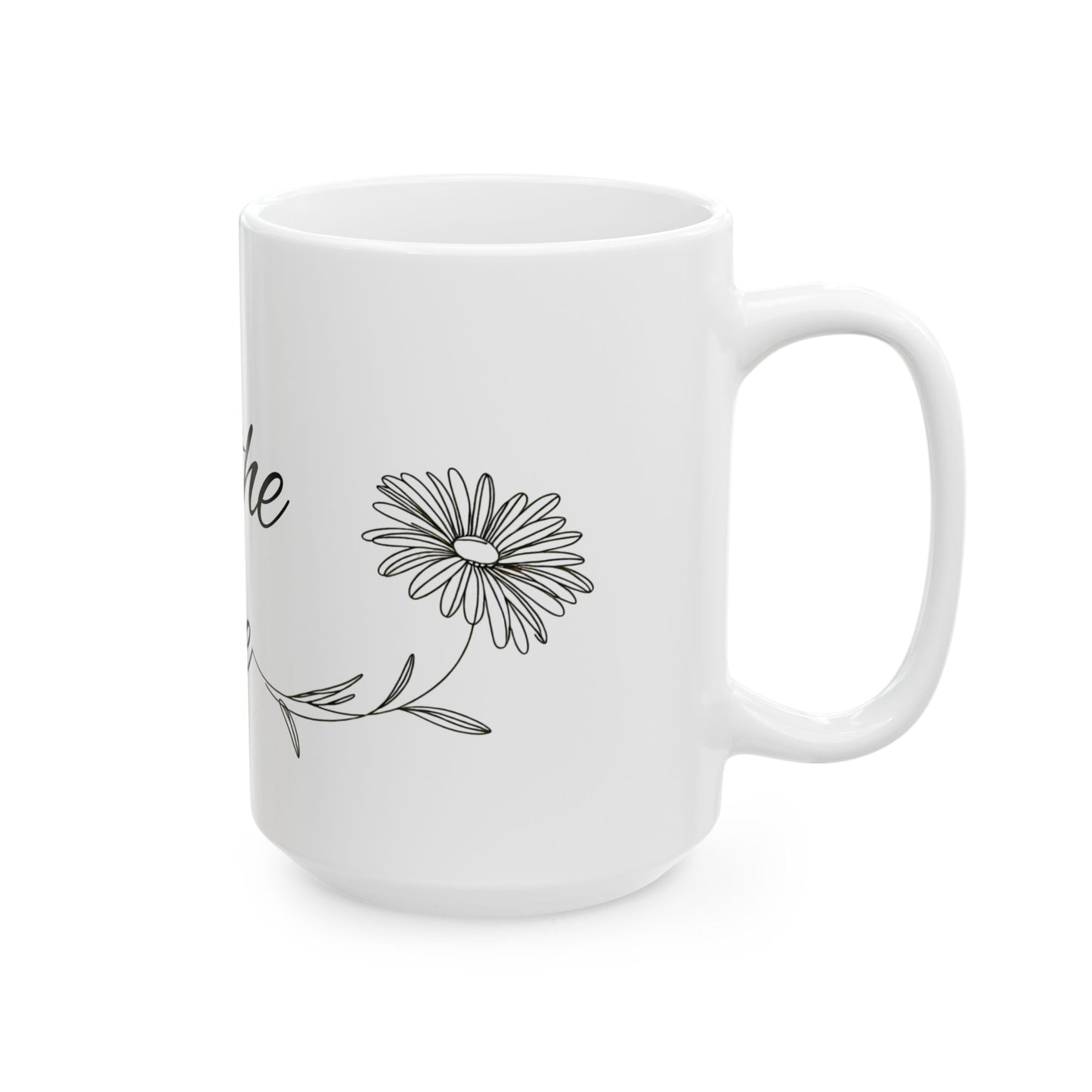 TT daisy mug ~ Ceramic Mug, (11oz, 15oz)