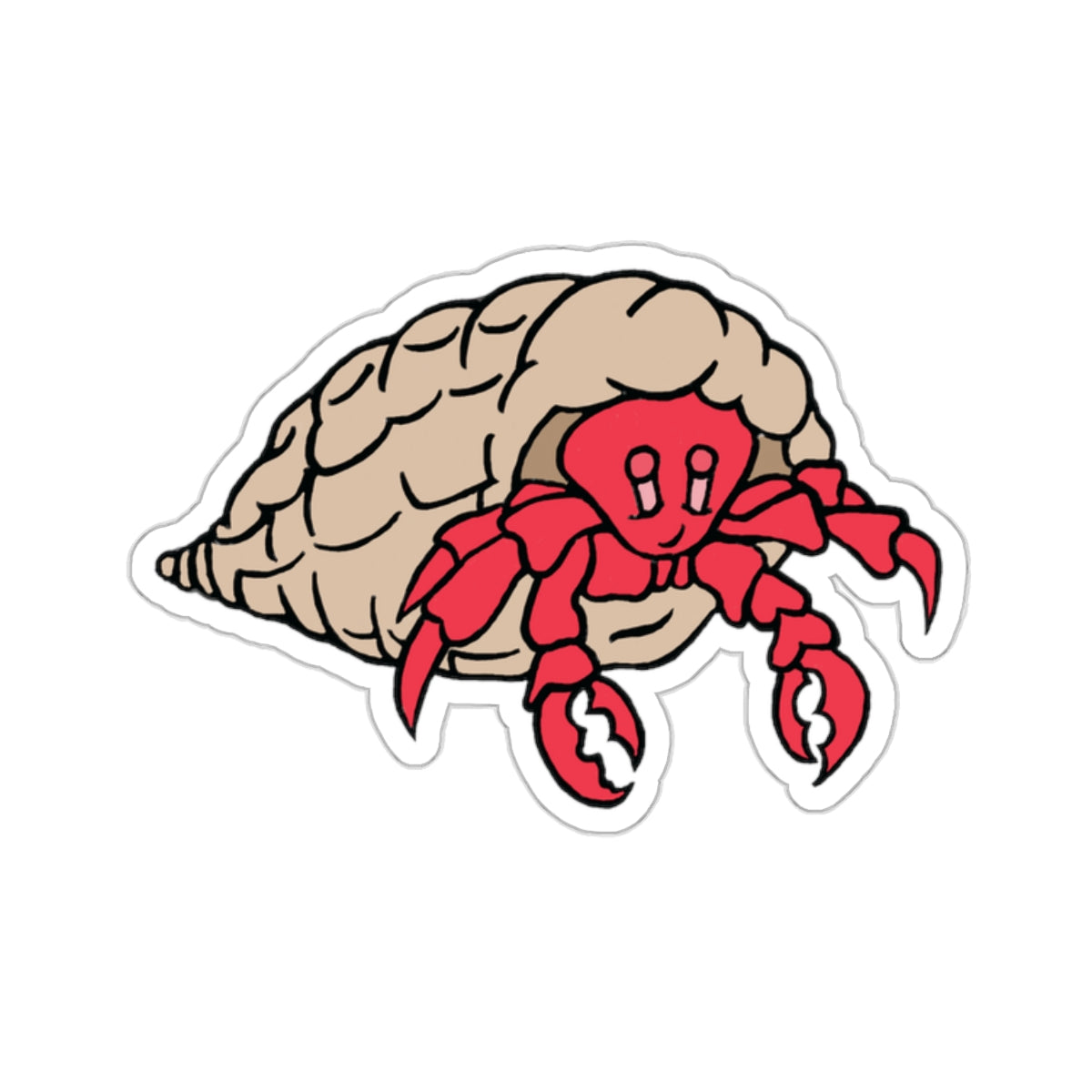 Hermit crab - Kiss-Cut Stickers