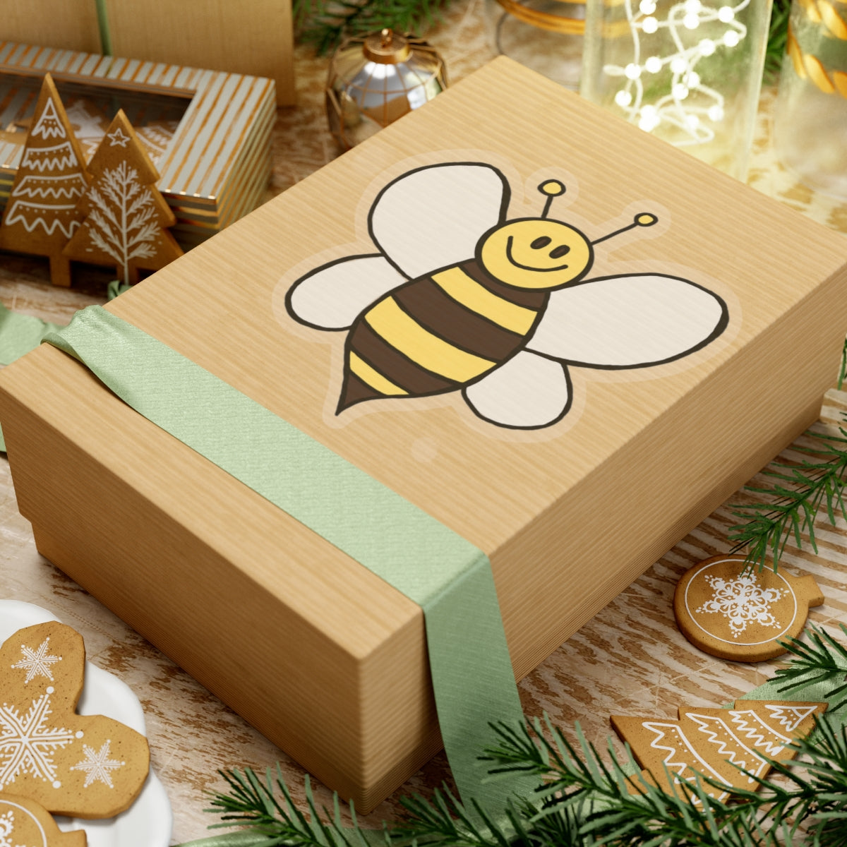 Cute bee - Kiss-Cut Stickers