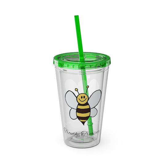 Bee - Sunsplash Tumbler with Straw, 16oz