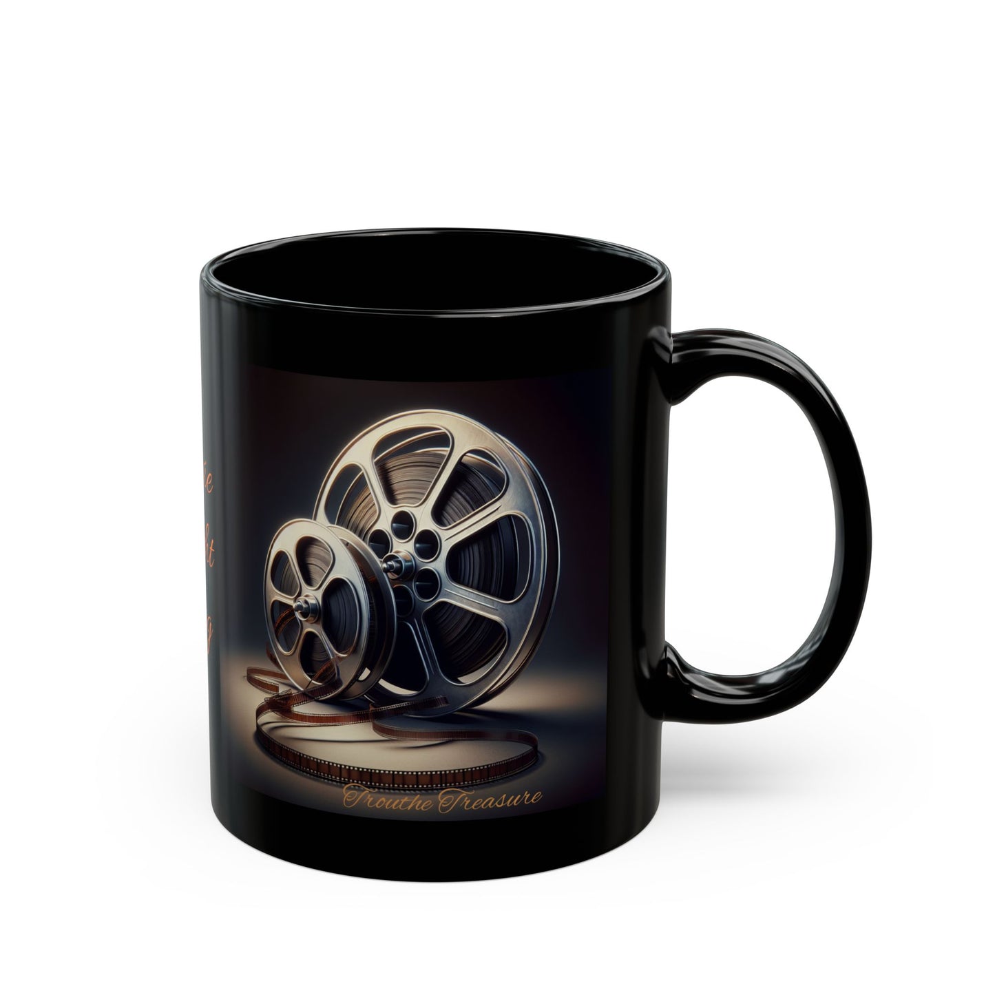 Movie Night Mug - Black Mug (11oz, 15oz)