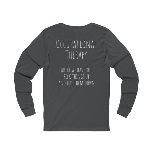 OT up + down - Unisex Jersey Long Sleeve Tee