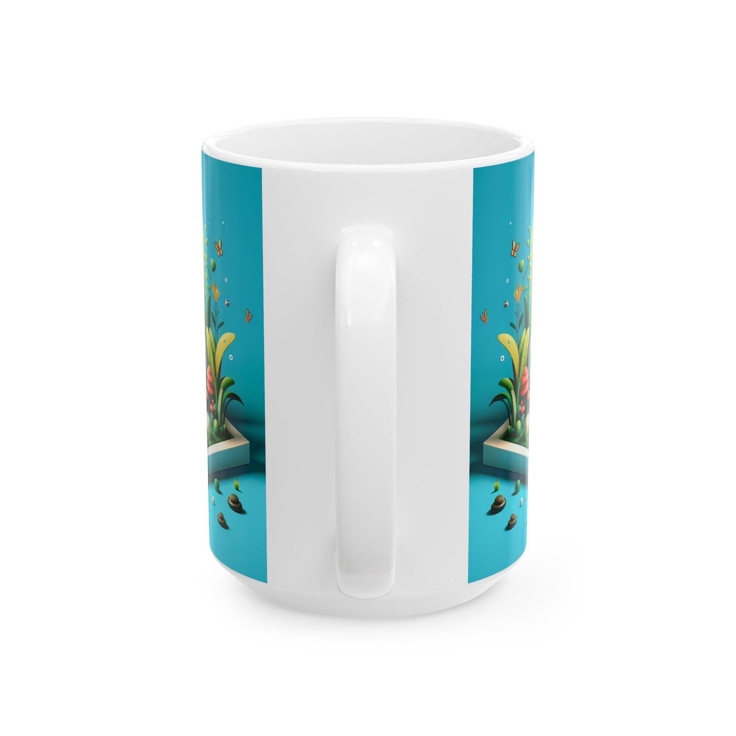 Coffee garden Ceramic Mug, (11oz, 15oz)