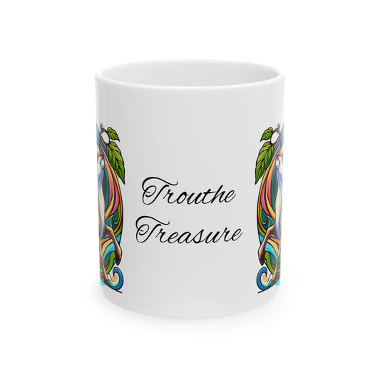 TT Deco Deer - Ceramic Mug, (11oz, 15oz)
