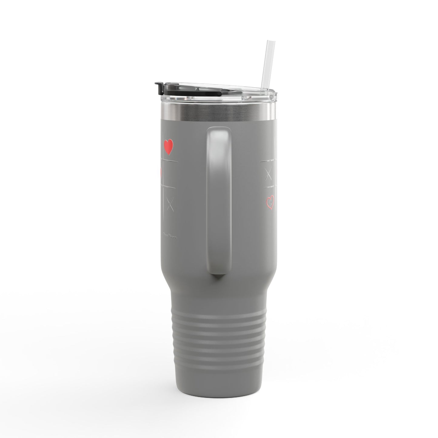Heartfelt Insulated Travel Mug - 40oz, Perfect for Love & Friendship