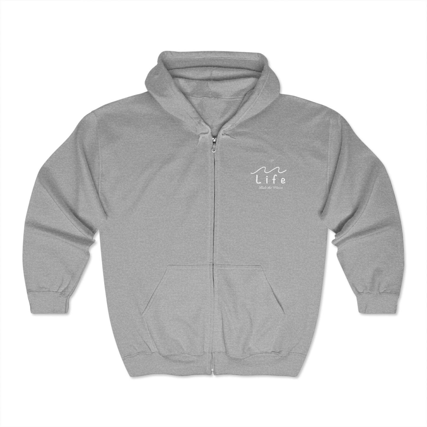 Life’s Waves - Unisex Heavy Blend™ Full Zip Hooded Sweatshirt