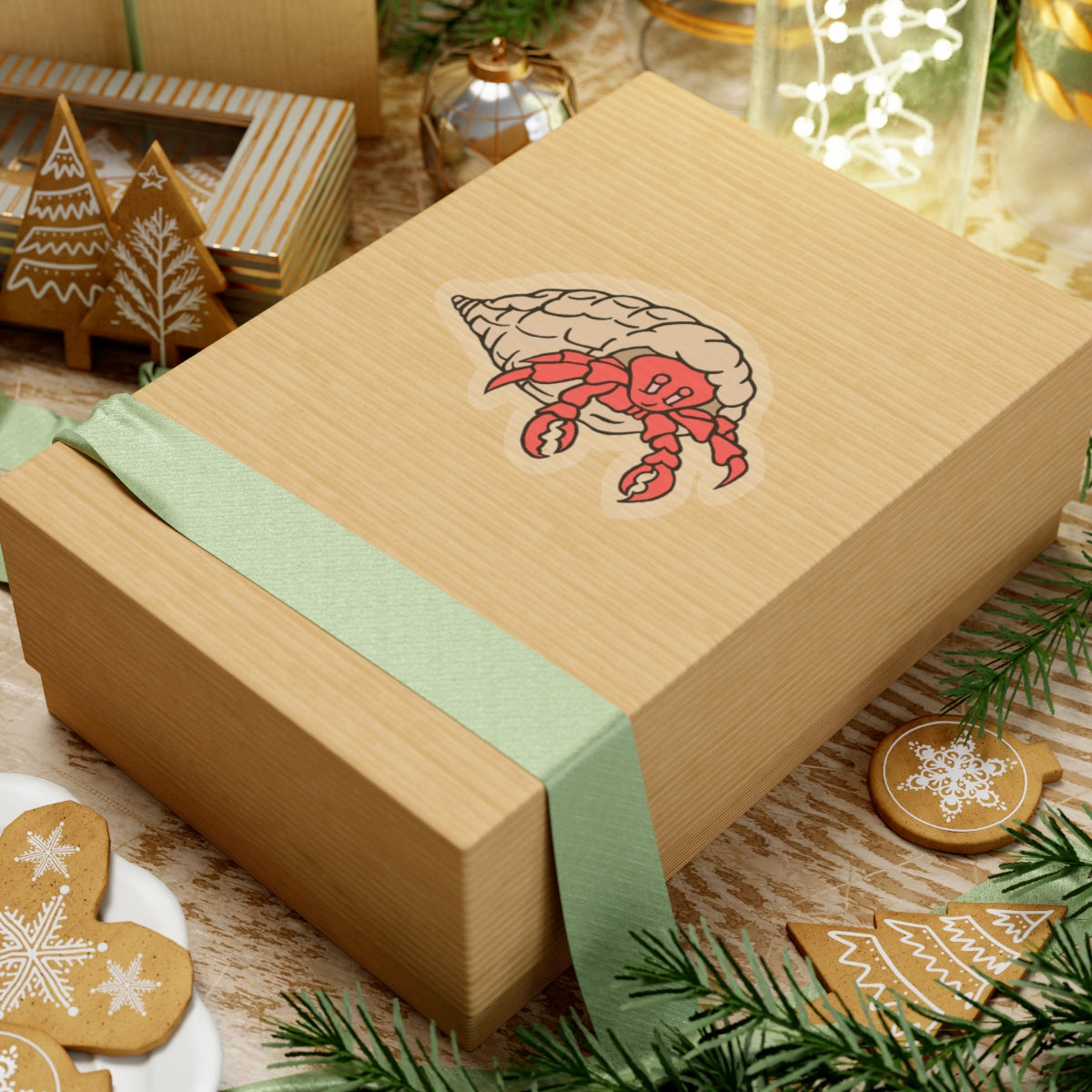 Hermit crab - Kiss-Cut Stickers