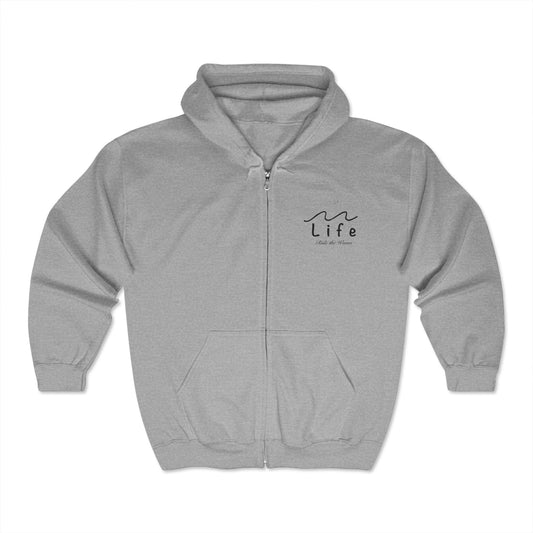 Life’s Waves - Unisex Heavy Blend™ Full Zip Hooded Sweatshirt