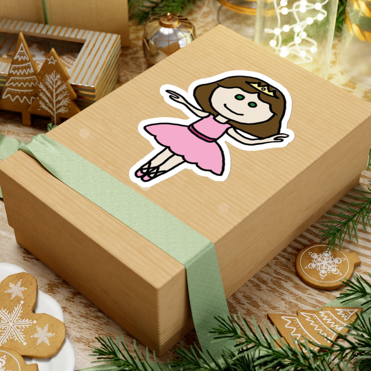 Ballerina - Kiss-Cut Stickers
