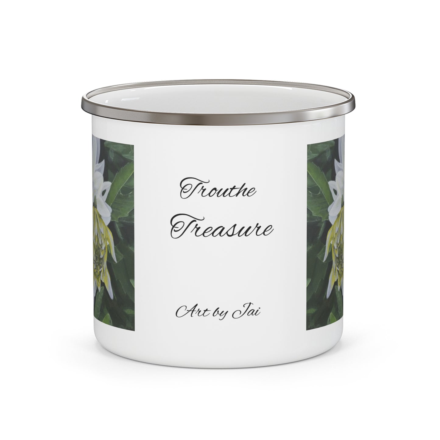 Dahlia - Enamel Camping Mug
