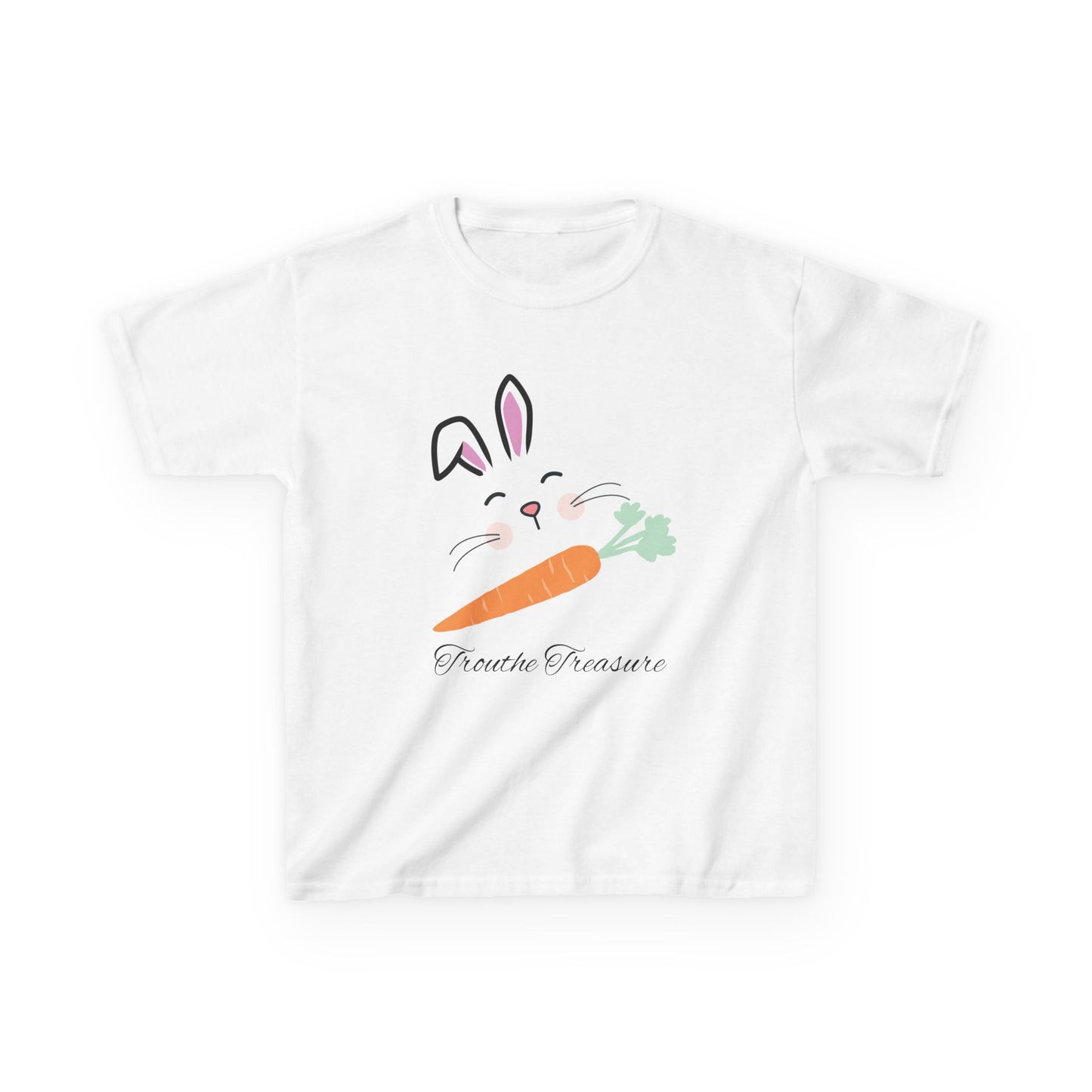 Cute Bunny Carrot Kids Tee - Perfect for Easter & Spring Celebrations