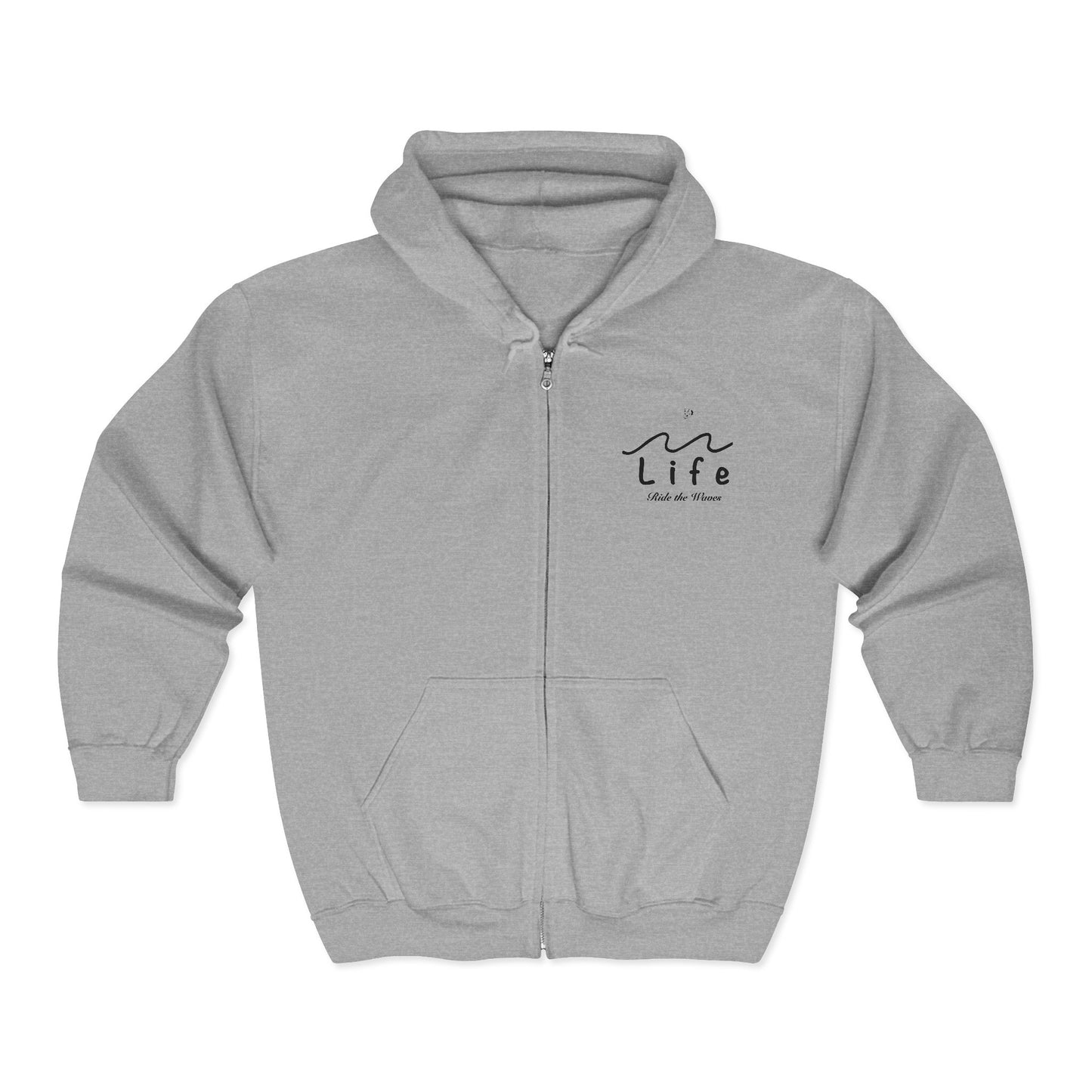 Life’s Waves - Unisex Heavy Blend™ Full Zip Hooded Sweatshirt