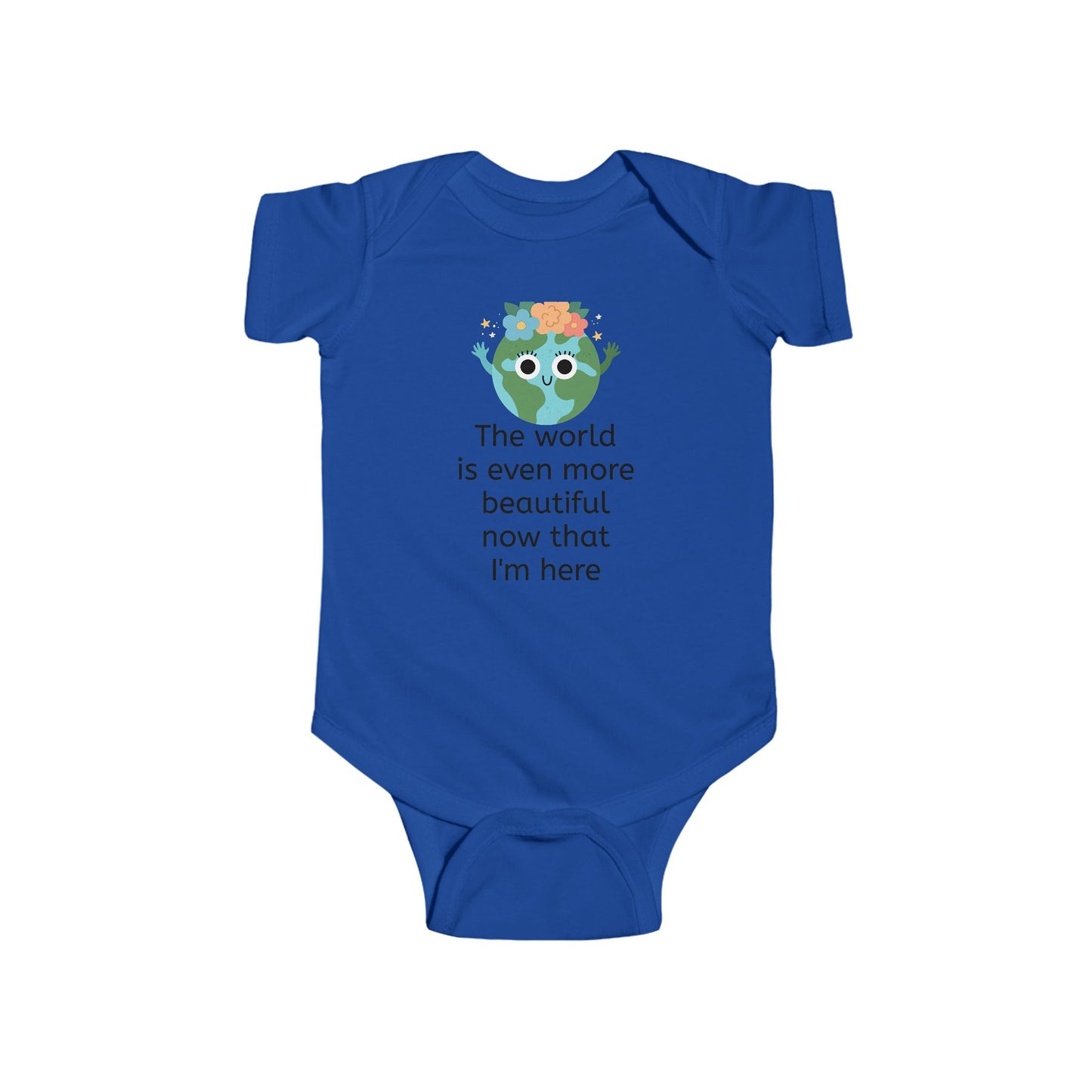 Beautiful world - Infant Fine Jersey Bodysuit