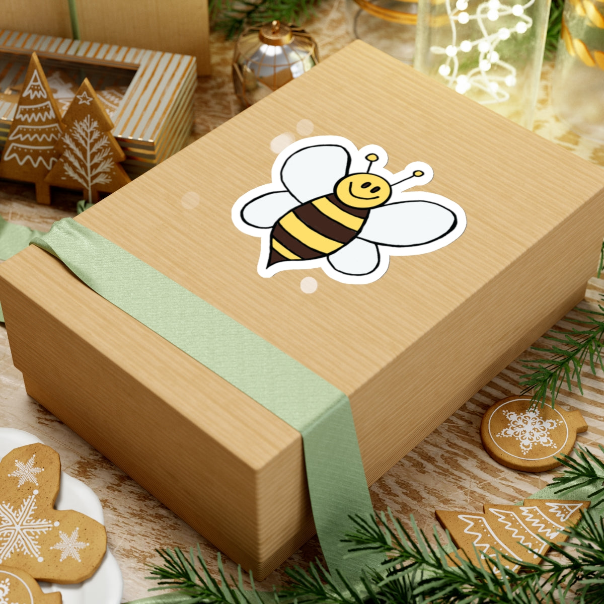 Cute bee - Kiss-Cut Stickers