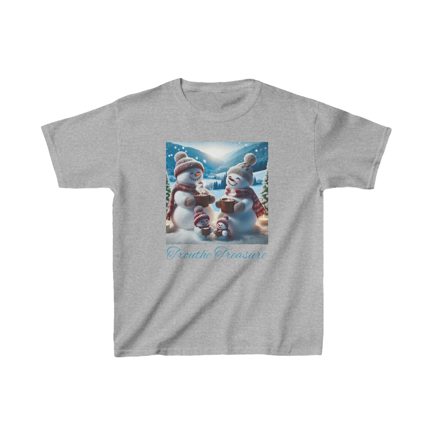 TT Snowman Family - Kids Heavy Cotton™ Tee