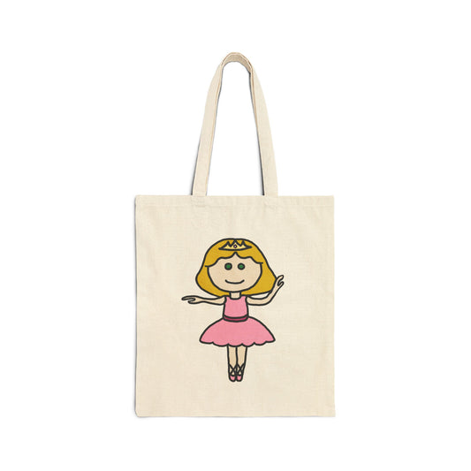 Ballerina - Cotton Canvas Tote Bag