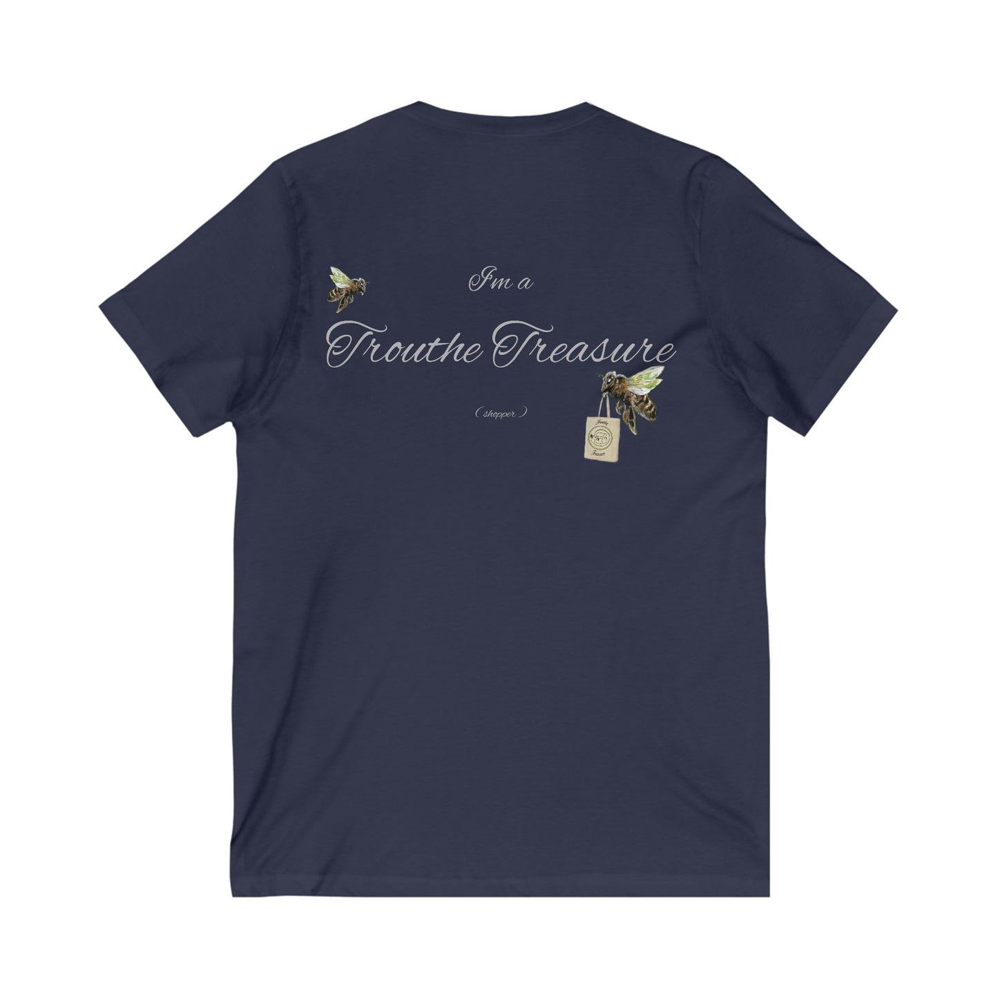 I’m a Trouthe Treasure - Unisex Jersey Short Sleeve V-Neck Tee