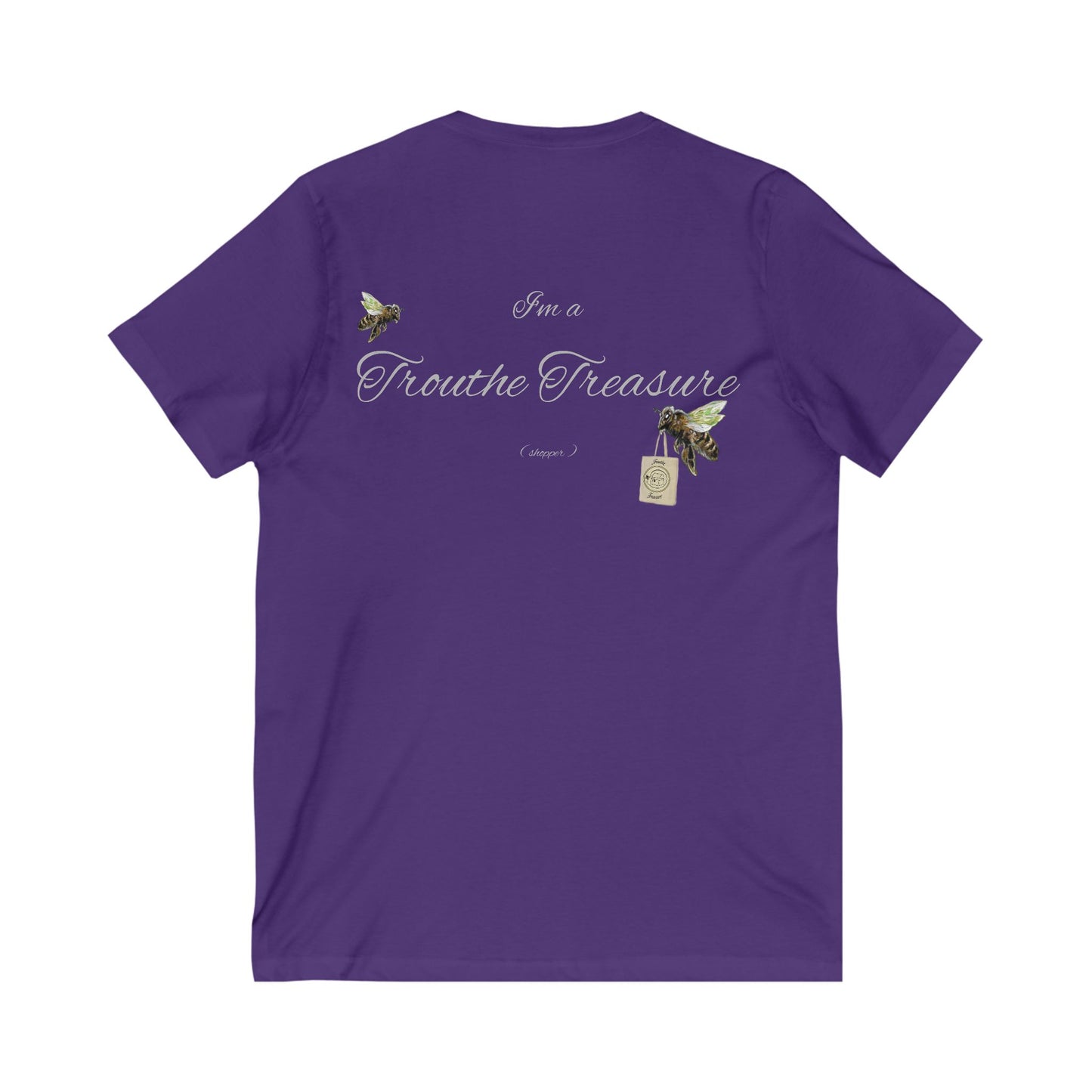I’m a Trouthe Treasure - Unisex Jersey Short Sleeve V-Neck Tee