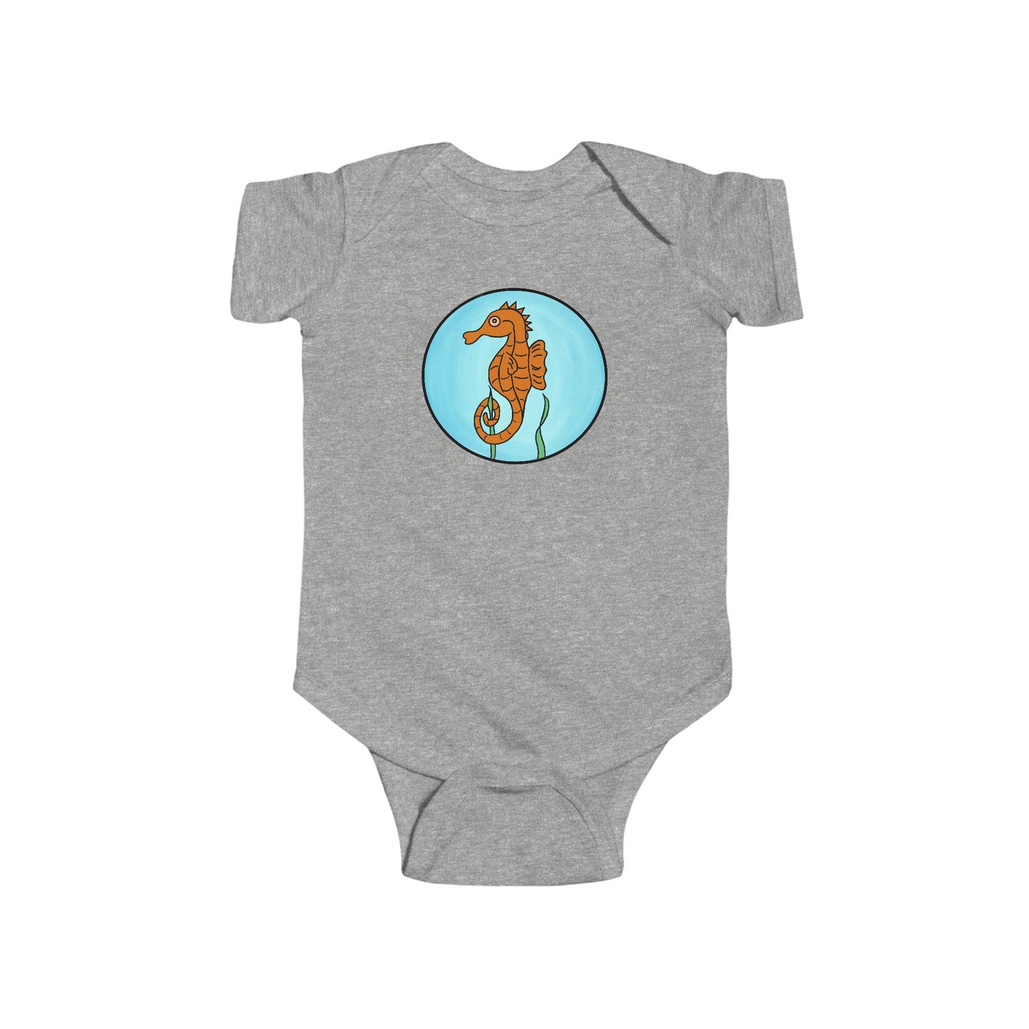 Seahorse - Infant Fine Jersey Bodysuit