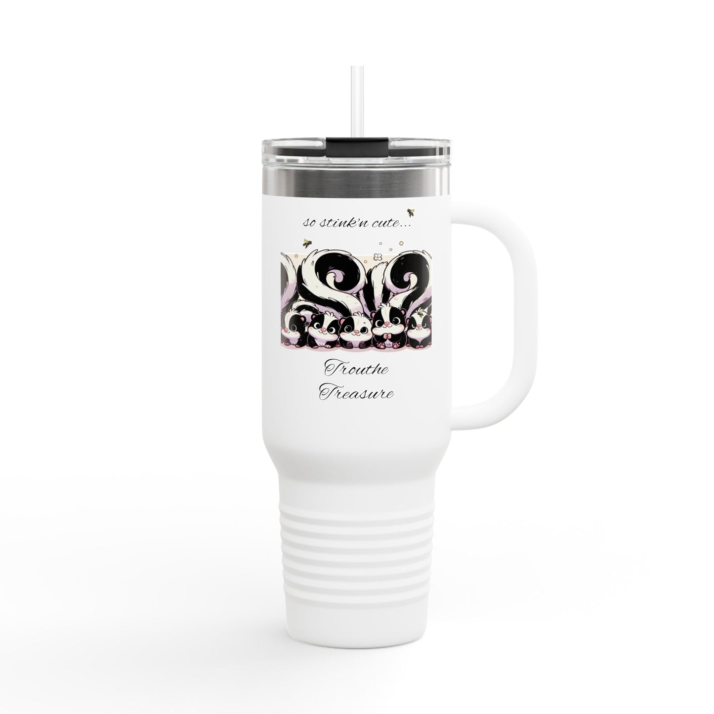 TT stink’n Cute - Insulated Travel Mug - 40oz, Perfect for Adventures & Gifts