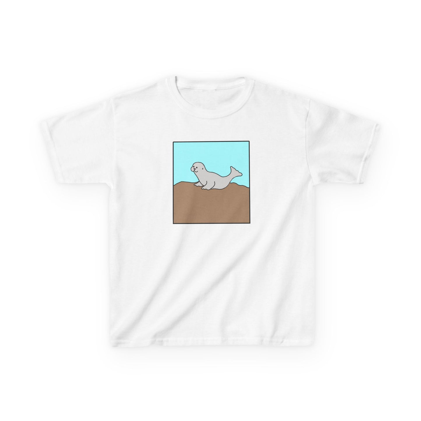 Grey seal - Kids Heavy Cotton™ Tee