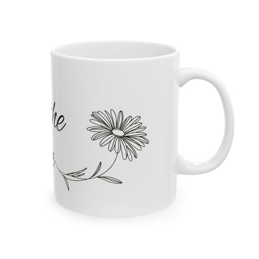 TT daisy mug ~ Ceramic Mug, (11oz, 15oz)