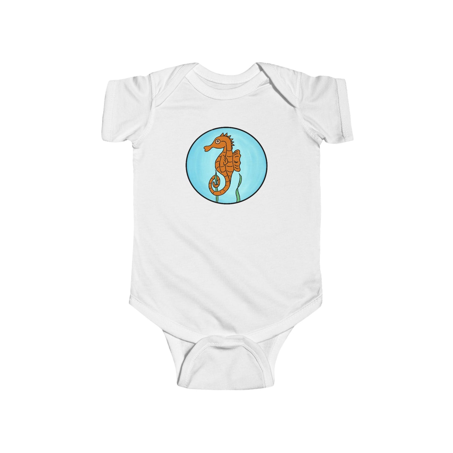Seahorse - Infant Fine Jersey Bodysuit
