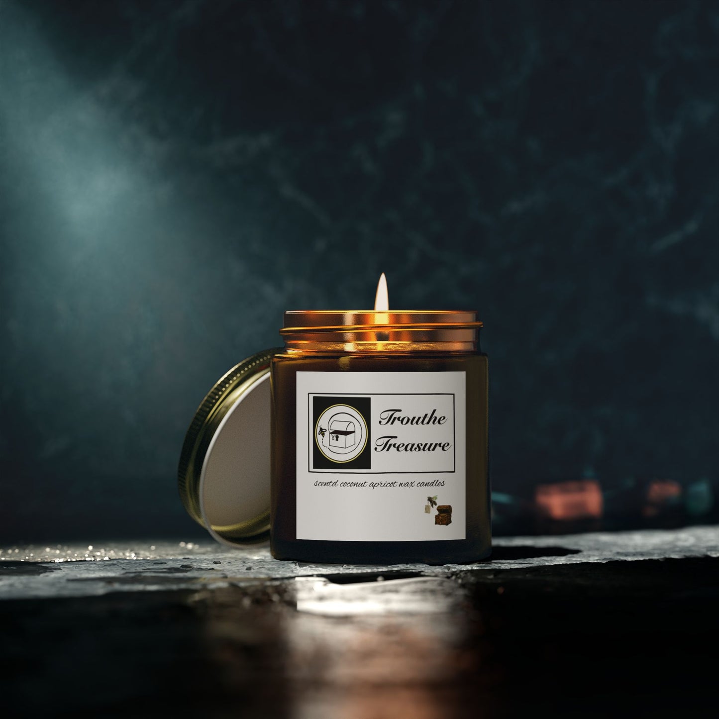 Scented Candles, Coconut Apricot Wax (4oz, 9oz)