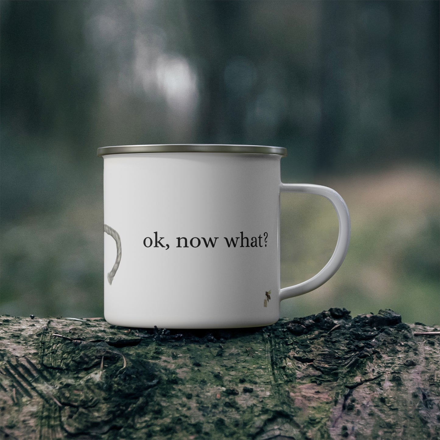 Tie the knot - Enamel Camping Mug