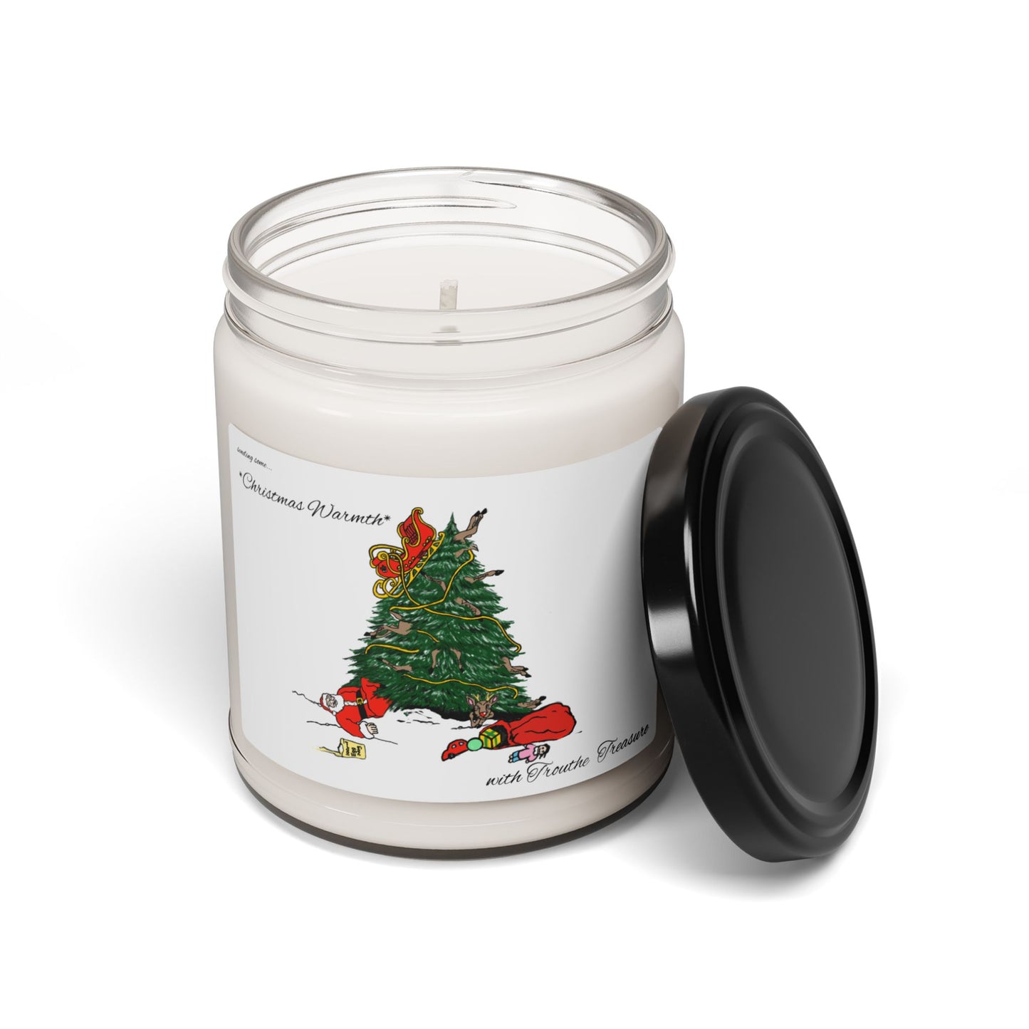 Christmas warmth - Scented Soy Candle, 9oz
