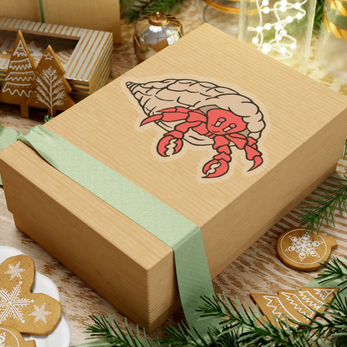 Hermit crab - Kiss-Cut Stickers