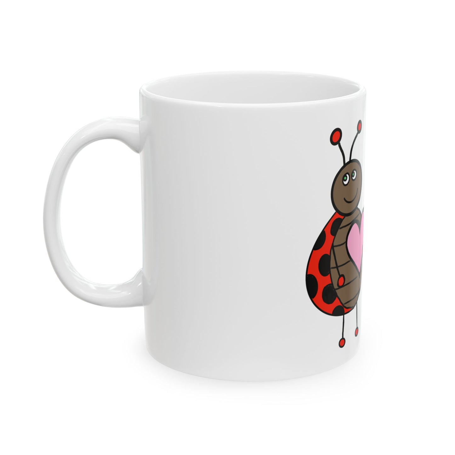 Ladybug Love - Ceramic Mug, (11oz, 15oz)