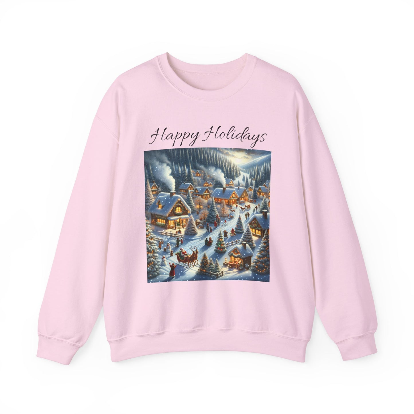 Happy Holidays winter -Unisex Heavy Blend™ Crewneck Sweatshirt