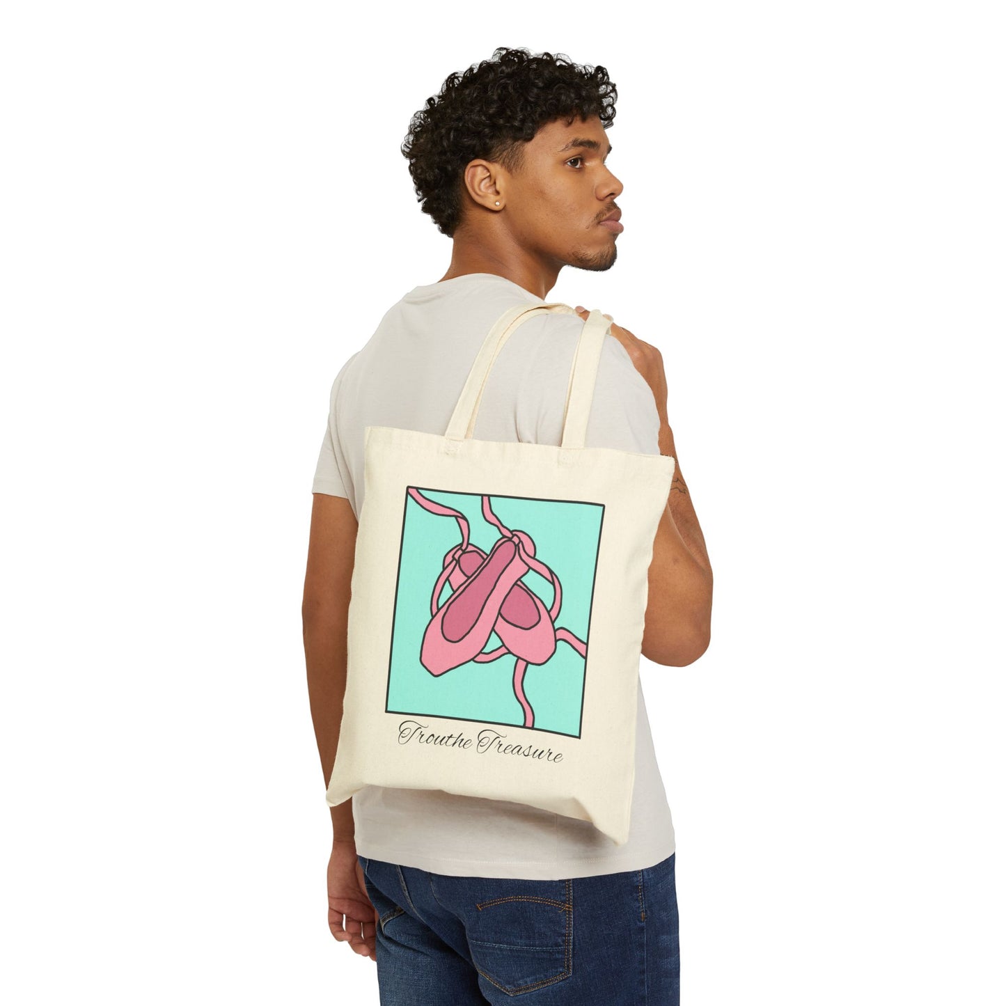Ballerina - Cotton Canvas Tote Bag
