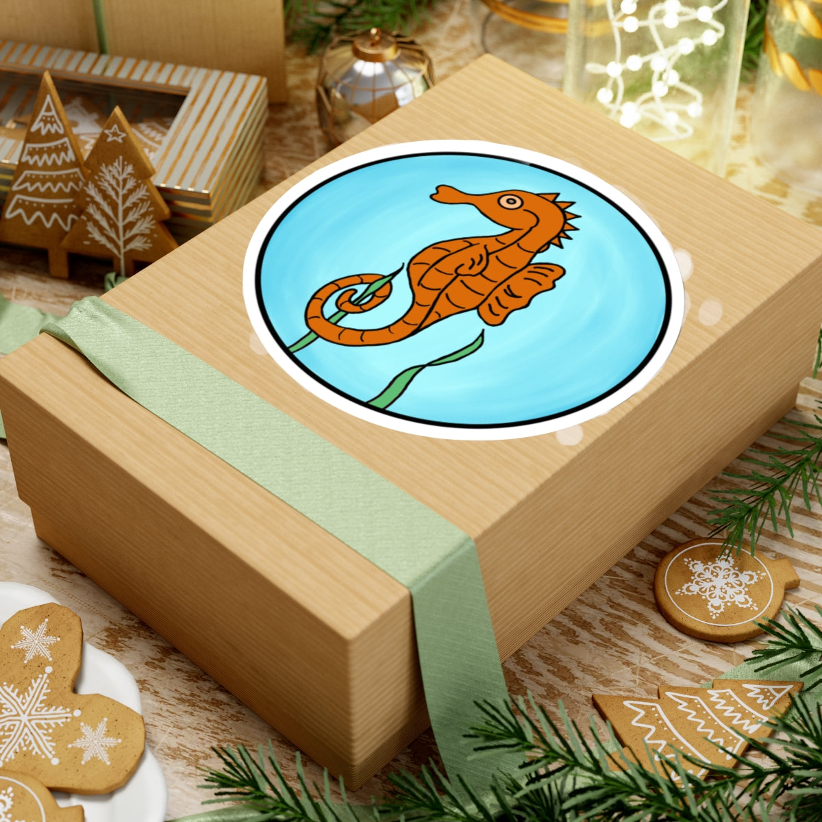 Seahorse - Kiss-Cut Stickers