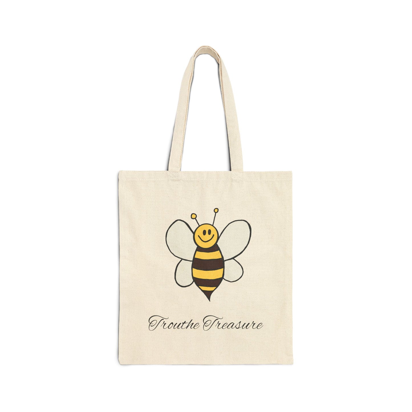 Bee - Cotton Canvas Tote Bag