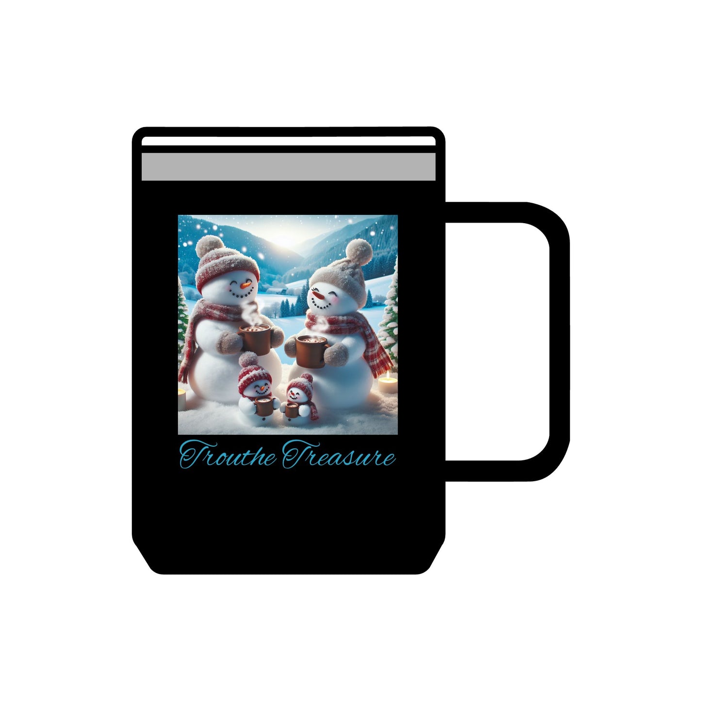 TT Snowman Family - Coffee Mug Tumbler, 15oz
