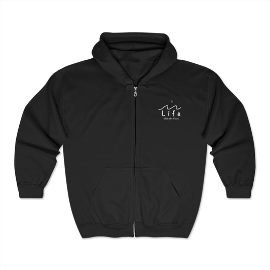 Life’s Waves - Unisex Heavy Blend™ Full Zip Hooded Sweatshirt