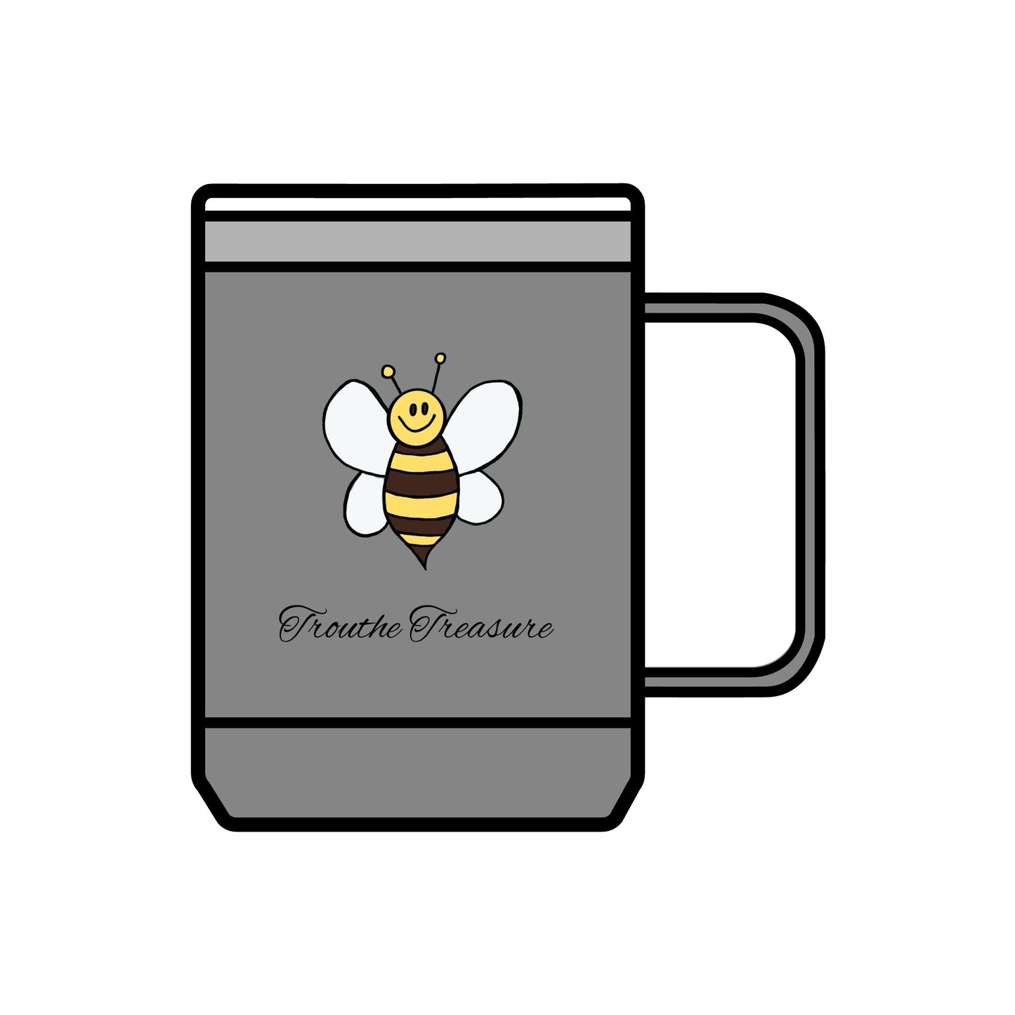 TT Bee - Coffee Mug Tumbler, 15oz