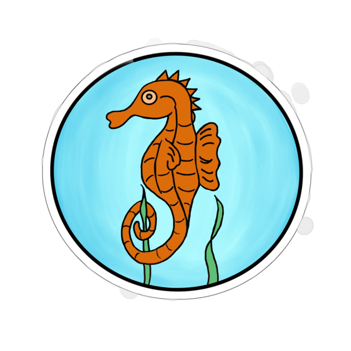 Seahorse - Kiss-Cut Stickers