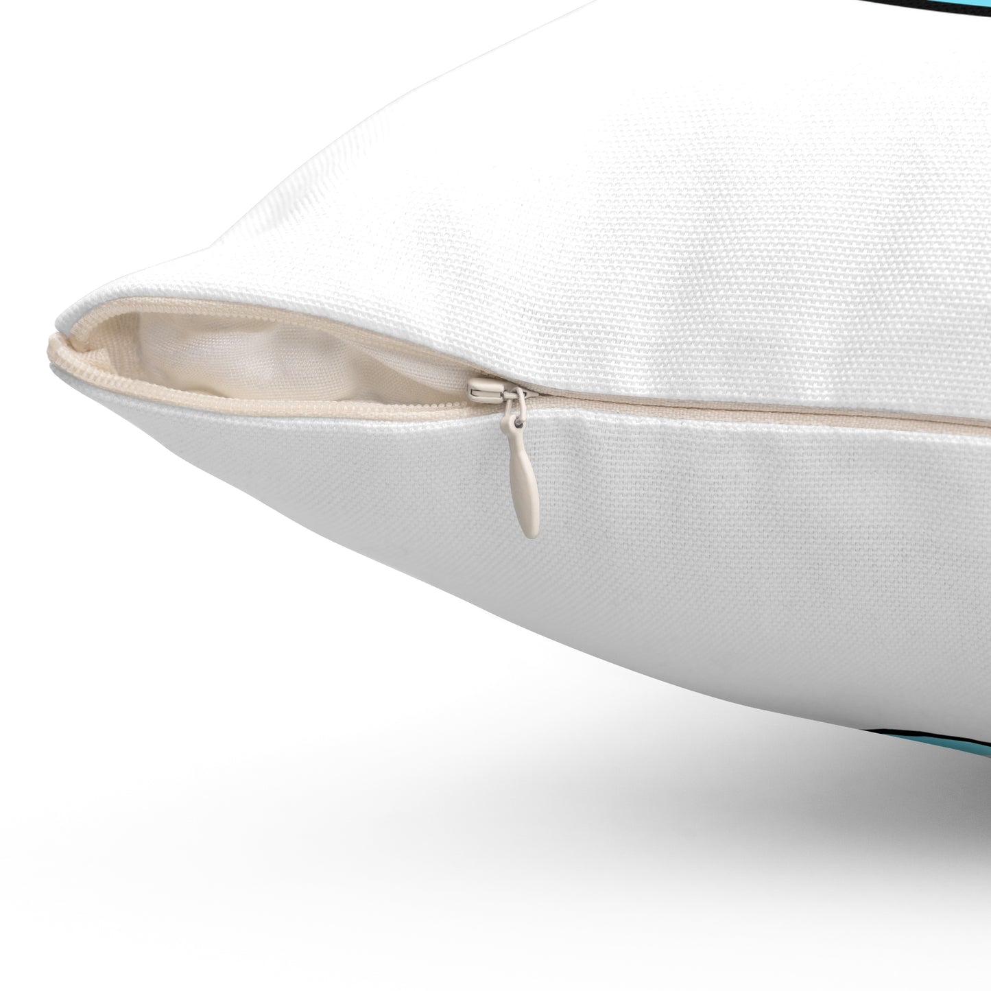 Sea Horse - Spun Polyester Square Pillow