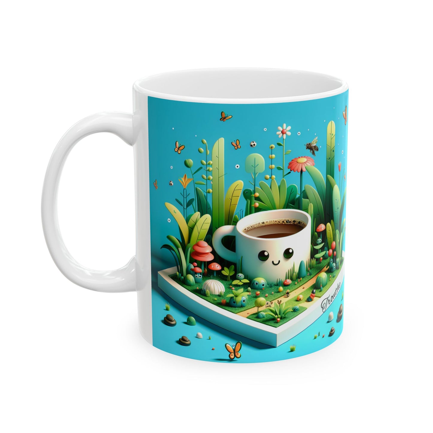 Coffee garden Ceramic Mug, (11oz, 15oz)