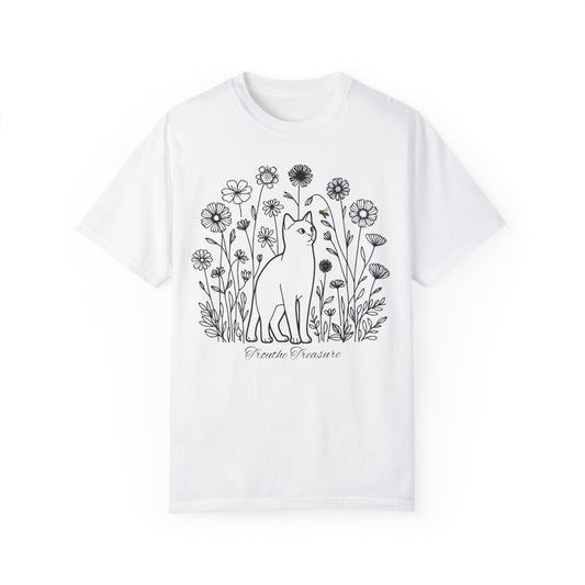 Botanical Cat Unisex T-Shirt - Creative Treasure Design