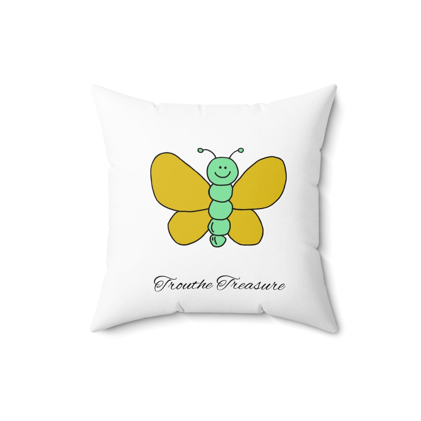 Butterfly - Spun Polyester Square Pillow