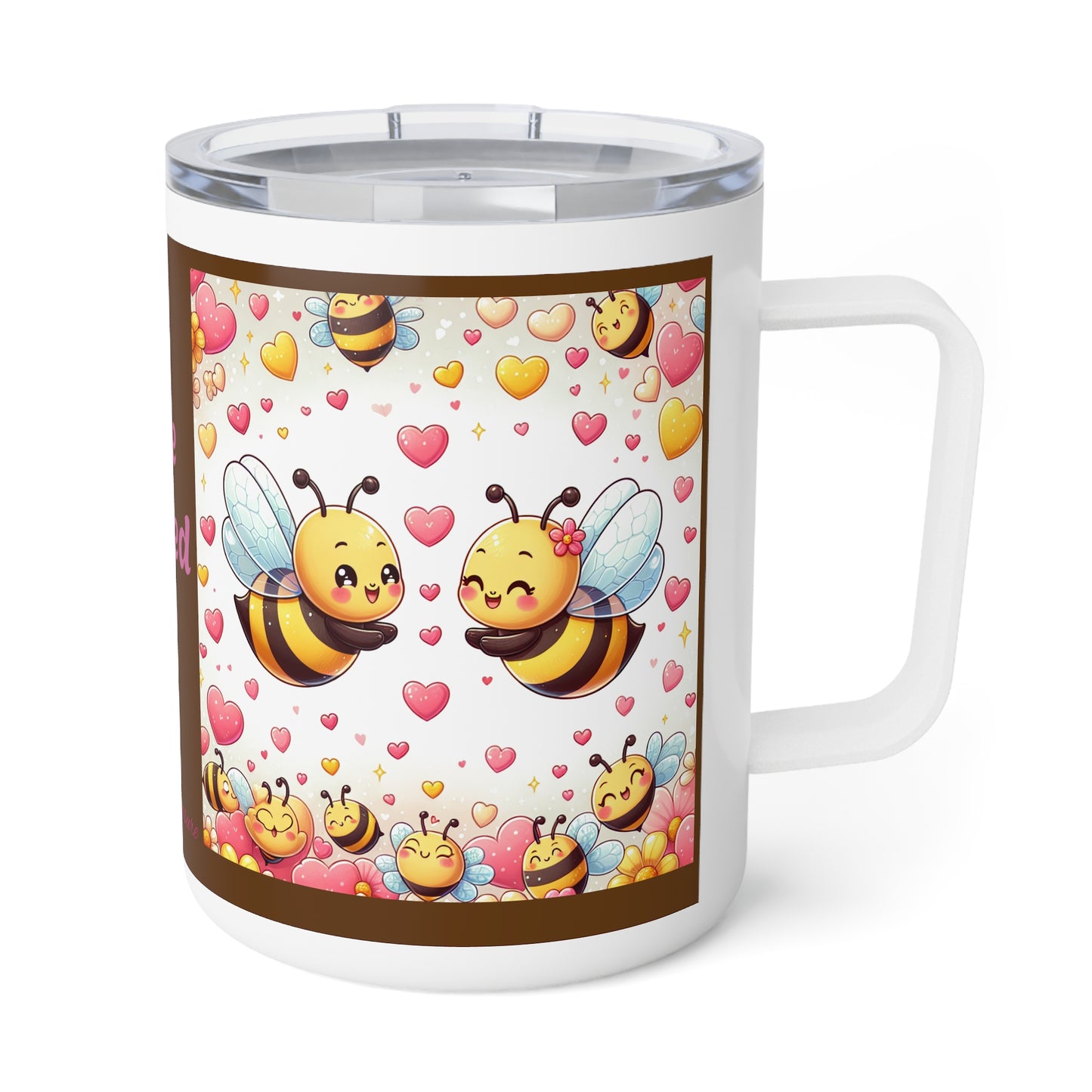 Bee Loved - Insulated Coffee Mug, 10oz