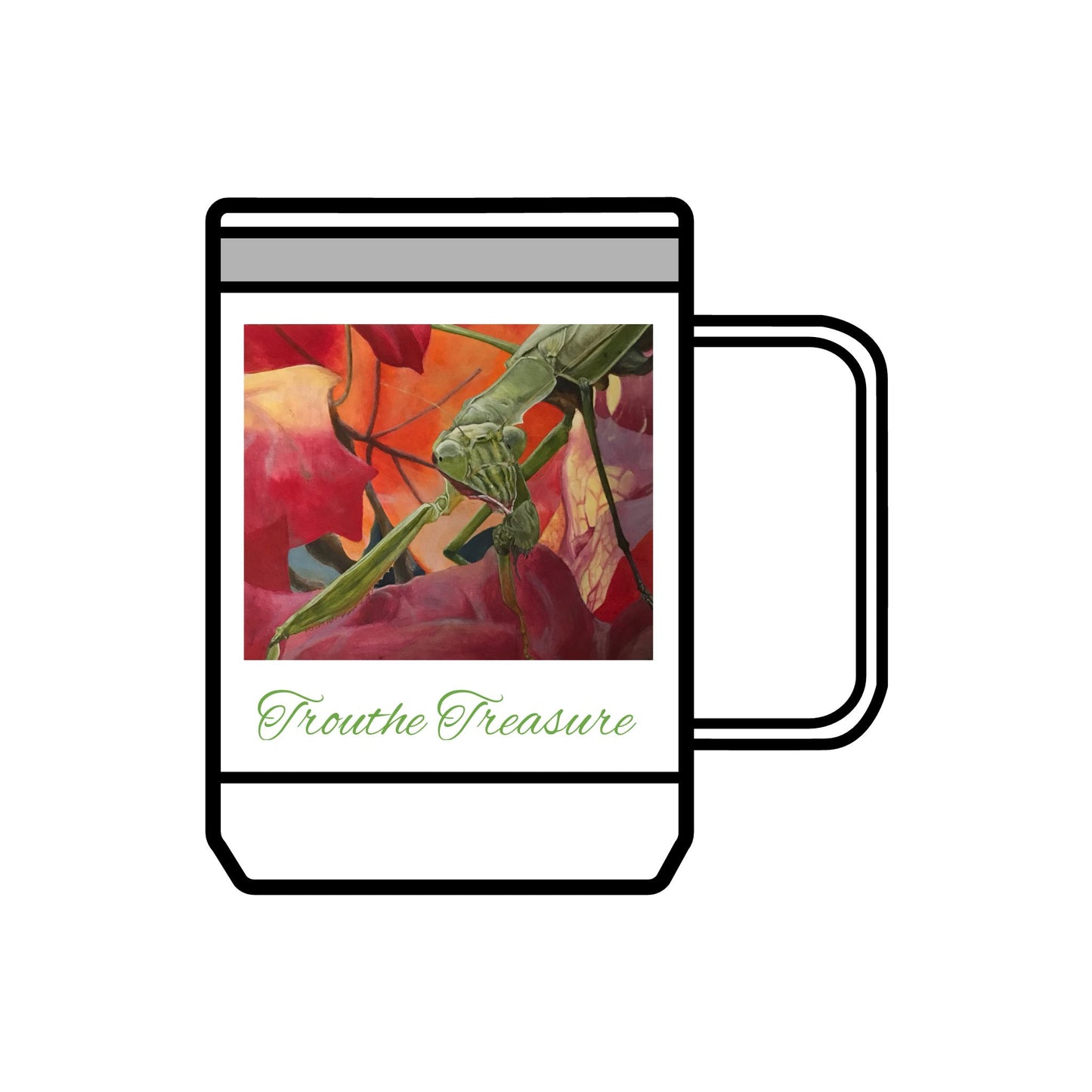 TT Mantis - Coffee Mug Tumbler, 15oz