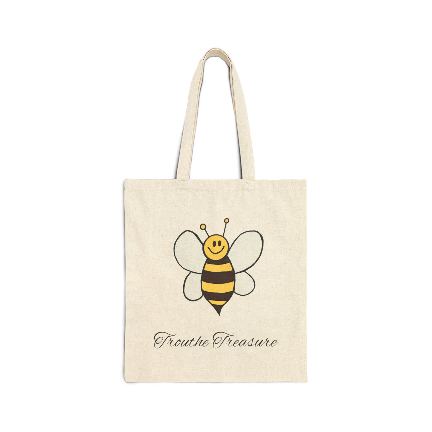 Bee - Cotton Canvas Tote Bag