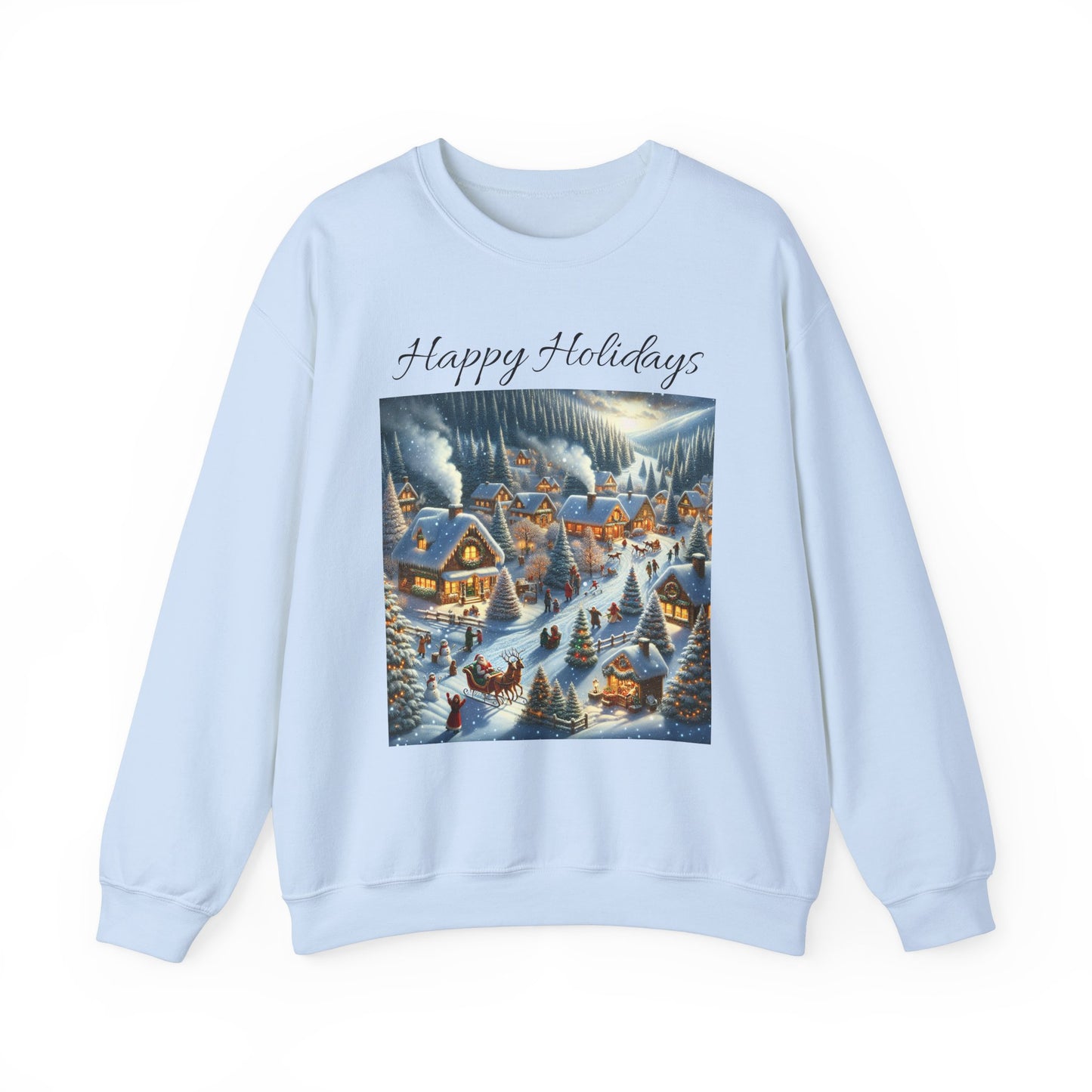 Happy Holidays winter -Unisex Heavy Blend™ Crewneck Sweatshirt